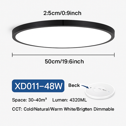 plafonnier led rond moderne pour éclairage varié