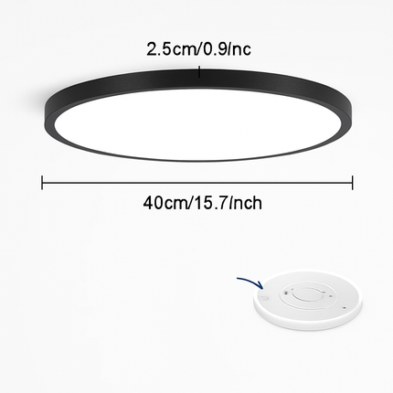 plafonnier led rond moderne pour éclairage varié