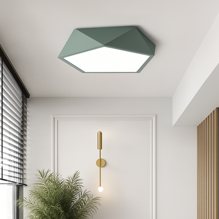 Plafonnier LED rond moderne pour intérieur lumineux et élégant — LZ4X9T