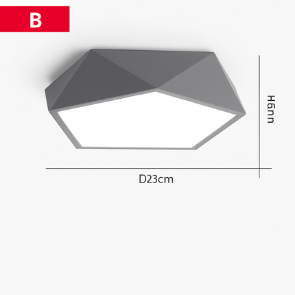 Plafonnier LED rond moderne pour intérieur lumineux et élégant — LZ4X9T