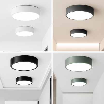 Plafonnier LED rond moderne pour intérieur lumineux et élégant — LZ4X9T