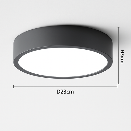 Plafonnier LED rond moderne pour intérieur lumineux et élégant — LZ4X9T