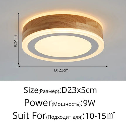 Plafonnier LED rond moderne pour maison et hôtel — LZ4X9T1