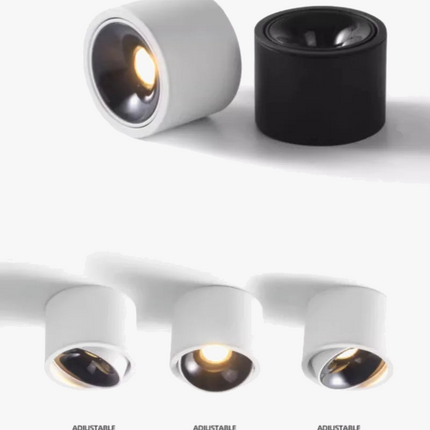 Plafonnier LED rond à intensité variable monté en surface — LZ4X9P2
