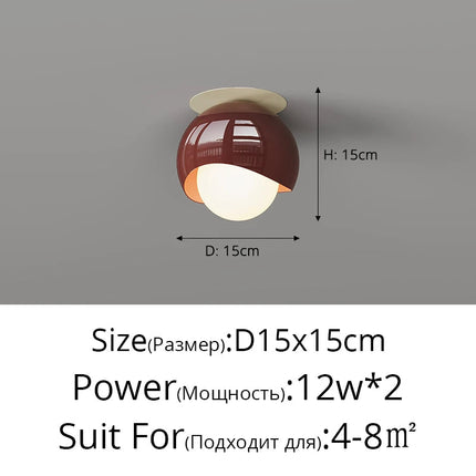 Plafonnier LED créatif au style français personnalisé — LZ4X9T2