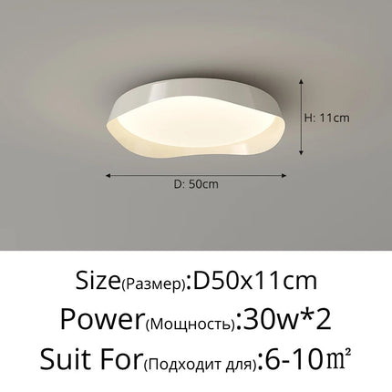 Plafonnier LED créatif haut de gamme style wabi-sabi rétro — LZ4X9B2