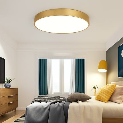 Plafonnier LED ultra fin au design moderne pour éclairage intérieur — LZ4X9P2