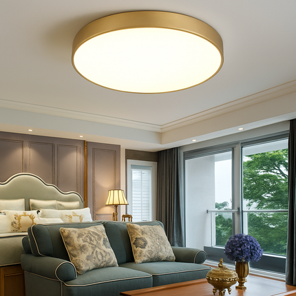 Plafonnier LED ultra fin au design moderne pour éclairage intérieur — LZ4X9P2