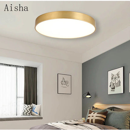 Plafonnier LED ultra fin pour intérieur moderne et élégant — LZ4X9T