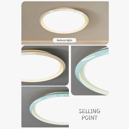 Plafonnier LED ultra fin au design moderne pour intérieur — LZ4X9QJ