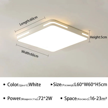 plafonnier led ultra mince design moderne pour intérieur