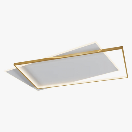 Plafonnier LED ultra mince moderne avec télécommande — LZ4X9M