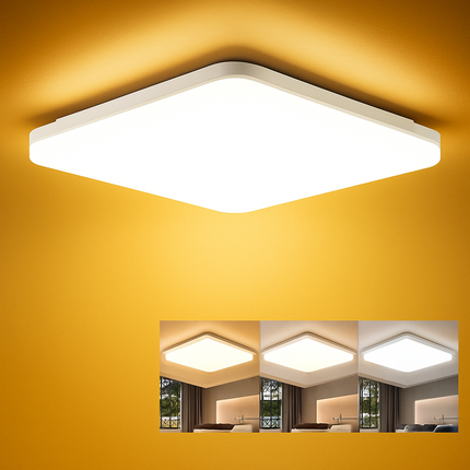Plafonnier LED ultra mince rond et carré — LZ4X9T