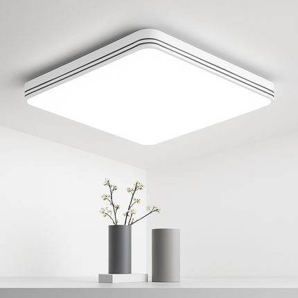 Plafonnier LED ultra mince rond et carré — LZ4X9T