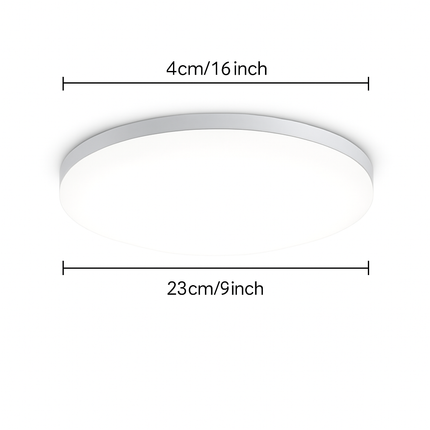 Plafonnier LED ultra mince rond et carré — LZ4X9T