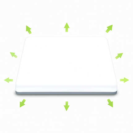 Plafonnier LED ultra mince rond et carré — LZ4X9T