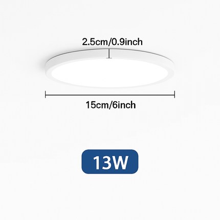 Plafonnier LED ultra mince rond et carré — LZ4X9T
