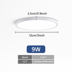 C 9W Ronde / Blanc chaud
