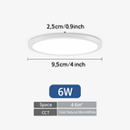 C 6W Rond / Blanc chaud