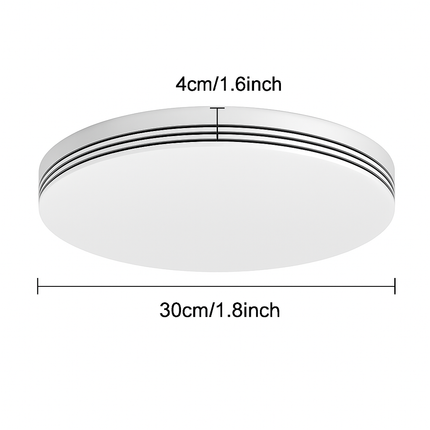 Plafonnier LED ultra mince rond et carré — LZ4X9T