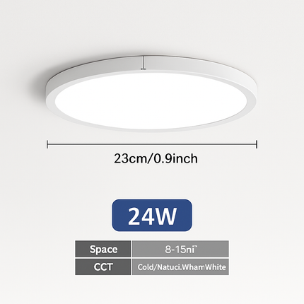 Plafonnier LED ultra mince rond et carré — LZ4X9T