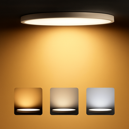Plafonnier LED ultra mince rond et carré — LZ4X9T