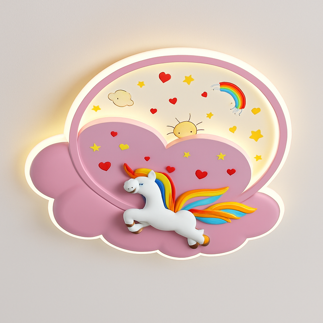 Plafonnier créatif licorne pour chambre d’enfant — LZ7QX9