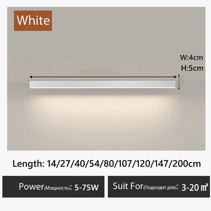 plafonnier linéaire simple pour intérieur moderne élégant