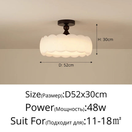Plafonnier médiéval rétro pour éclairage doux et chaleureux — LZ4X9P2