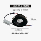Black / Warmwhitelight3000K / CHINA | 3w