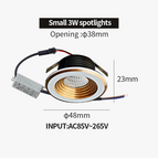 Black / Warmwhitelight3000K / CN | 3w