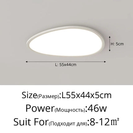 Plafonnier moderne minimaliste avec protection des yeux 2024 — LZ4X9J