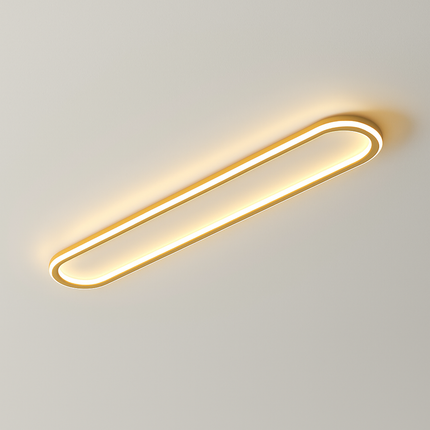 Plafonnier ultra fin minimaliste pour intérieur et extérieur — LZ4QJ7M