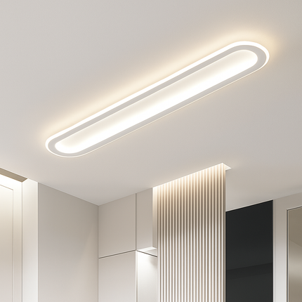 Plafonnier ultra fin minimaliste pour intérieur et extérieur — LZ4QJ7M