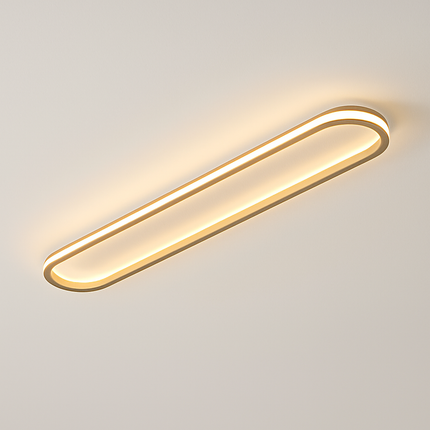 Plafonnier ultra fin minimaliste pour intérieur et extérieur — LZ4QJ7M