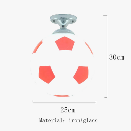 Plafonnier en verre lumineux au design art déco moderne — LZ4X9P