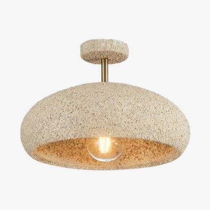 Plafonnier moderne avec abat-jour effet pierre Kery — LZ4G7XQ