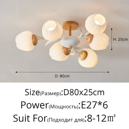 Plafonnier moderne avec télécommande pour intérieur élégant — LZ4X9J