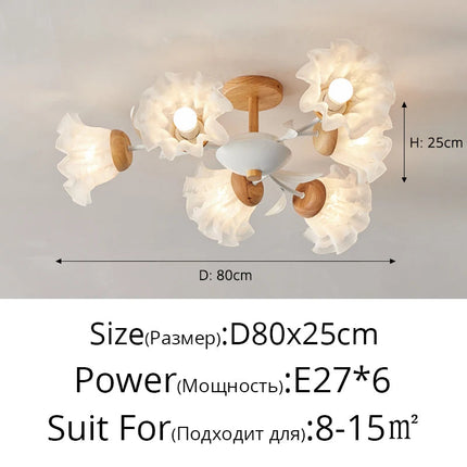 Plafonnier moderne avec télécommande pour intérieur élégant — LZ4X9J