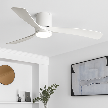 Plafonnier moderne avec ventilateur et lumière intégrée télécommandée — LZ4X9T2