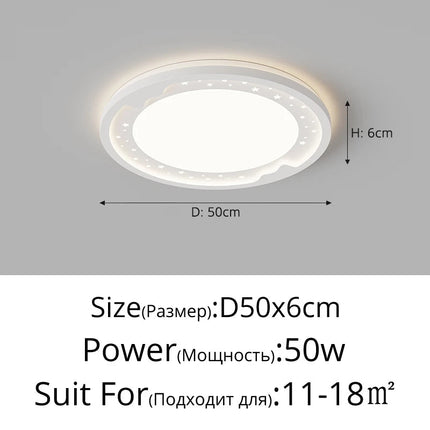 Plafonnier moderne effet ciel étoilé pour ambiance chaleureuse — LZ4X9P2
