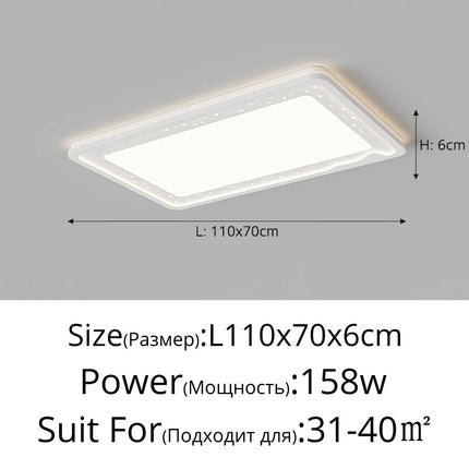 Plafonnier moderne effet ciel étoilé pour ambiance chaleureuse — LZ4X9P2