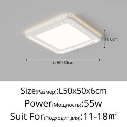 Plafonnier moderne effet ciel étoilé pour ambiance chaleureuse — LZ4X9P2