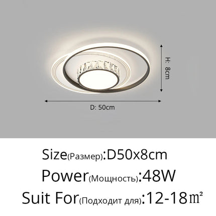 Plafonnier LED moderne et créatif pour intérieur élégant — LZ4X9J