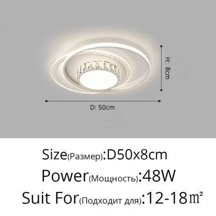 Plafonnier LED moderne et créatif pour intérieur élégant — LZ4X9J