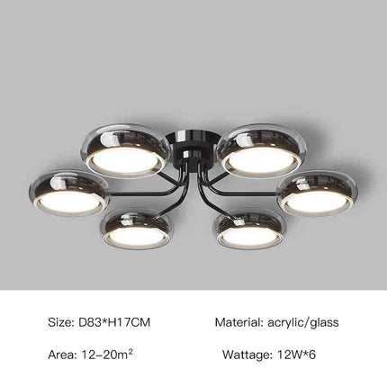 Plafonnier LED rectangulaire au design moderne pour intérieur — LZ4QX9P