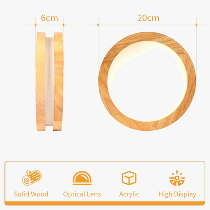 Plafonnier LED moderne en acrylique à fixation murale — LZ4X9T1