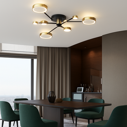 Plafonnier LED moderne en aluminium pour intérieur — LZ4X9P2