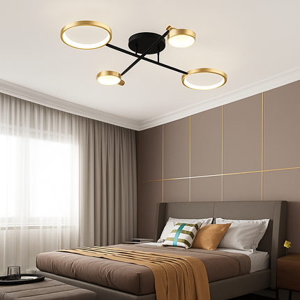 Plafonnier LED moderne en aluminium pour intérieur — LZ4X9P2