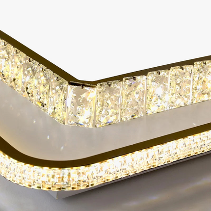 Plafonnier moderne en cristal pour ambiance chaleureuse et romantique — LZ7XQ2